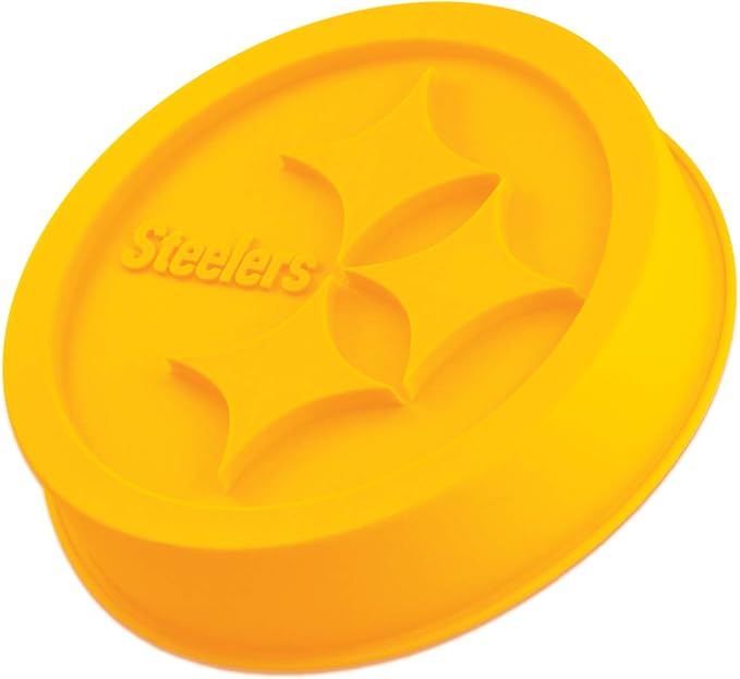 MasterPieces NFL Pittsburgh Steelers Cake Pan - Silicone, Non-Stick, Dishwasher Safe, Perfect Pittsburgh Steelers Gift