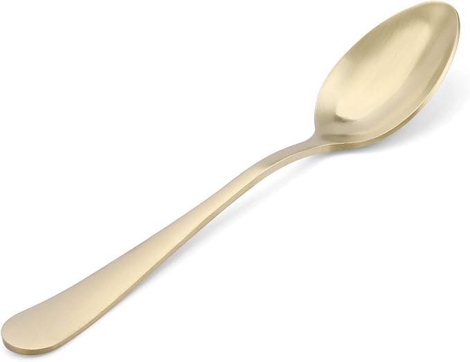 Matte champagne Silverware Set, 20-Piece Stainless Steel Flatware Set, Kitchen Utensil Set Service for 4, Tableware Cutlery Set for Home and Restaurant, Satin Finish, Dishwasher Safe