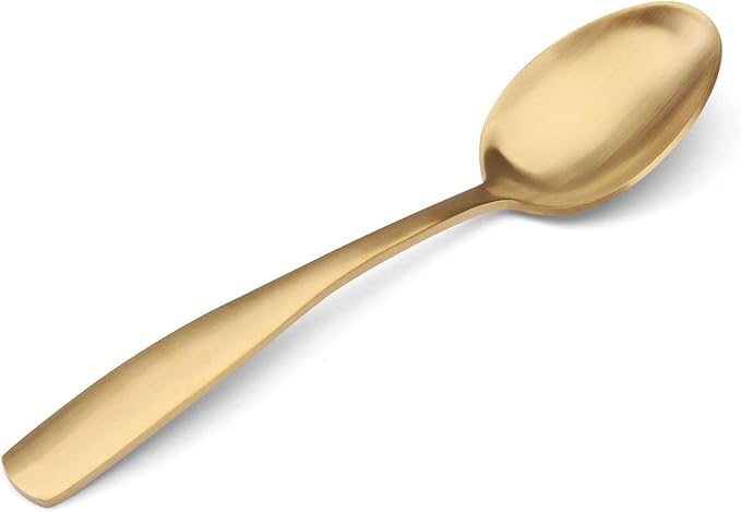 Matte Gold Silverware Set, Bysta 20-Piece Stainless Steel Flatware Set, Kitchen Utensil Set Service for 4, Tableware Cutlery Set for Home and Restaurant, Satin Finish, Dishwasher Safe