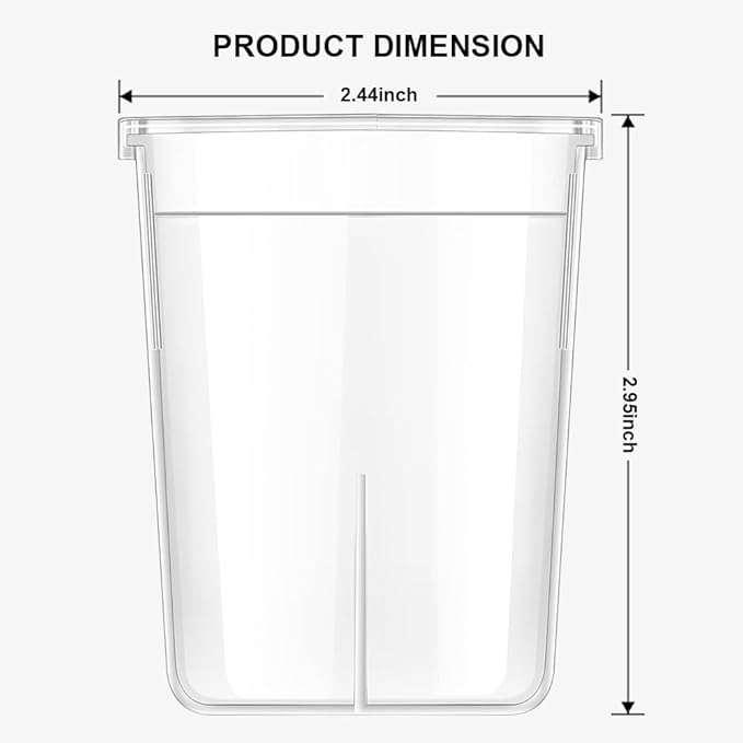 Condensation Collector Replacement for Instant Pot DUO, Duo Plus, ULTRA, LUX, 5, 6, 8 Quart All Series Ultra 60, DUO60, DUO89 and LUX80 (2 Pcs)