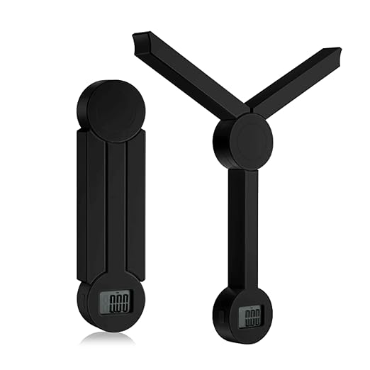 Portable Food Scale Travel Scale for Food, Small Folding Digital Kitchen Scale for Food, Collapsible Mini Pocket Scale Grams and Ounces, Ideal for Diet Calorie Control Compact Kitchen (Black)