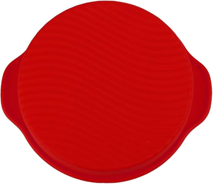 Kadimendium Cake, 11inch Silicone Cake Baking Pan for Cheesecake for Dessert Shop(red)