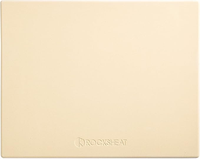 Pizza Stones for Oven and Grill, Rectangula 15" × 12" × 0.5" Pizza Stone, Cordierite Bread Baking Pan, Food-Grade Cooking Oven Stone for Making Crisp Crust Pizza, Bread, Pie and Cookies