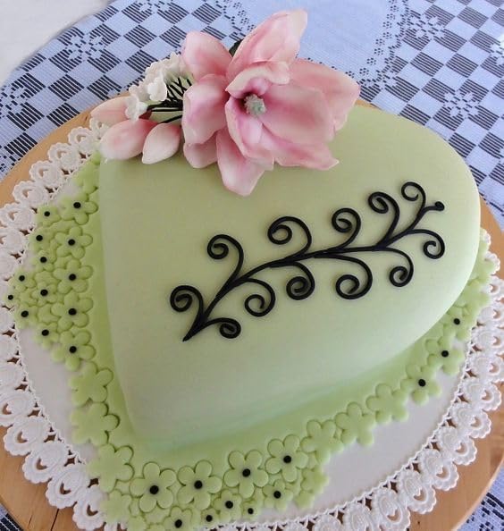 Heart Shaped Cake Pans 8 Inch – Set of 2 Nonstick Silicone Heart Cake Pan for Baking, Oven & Microwave Safe Molds – Durable, Easy-Clean Matte Surface - Grade Novelty Shaped Cake Pans (Pink)