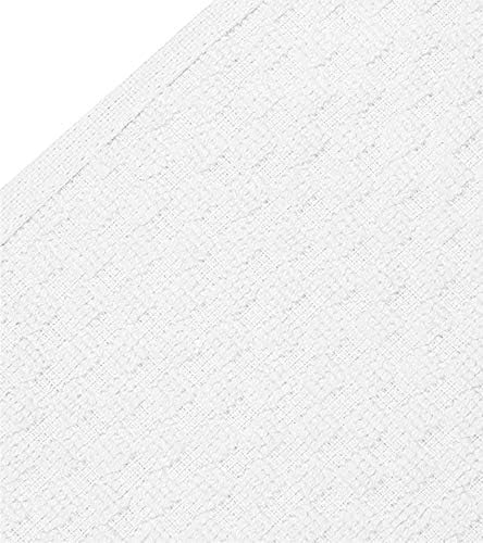 Wealuxe Premium 12 Pack Cotton Dobby Weave Kitchen Towels, Black/White, 15x26 Inches, 410 GSM, Machine Washable