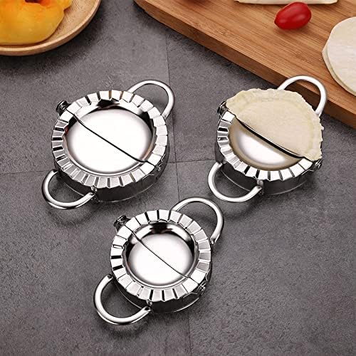[14 Pieces Upgraded] Ravioli Pasta Cutter Wheel Set, Ravioli Maker Cutter with Roller Wheel with Wooden Handle, Pasta Press Wheel Pasta Tools For Pasta Making Dumplings, Pierogi (14-Pcs Set)