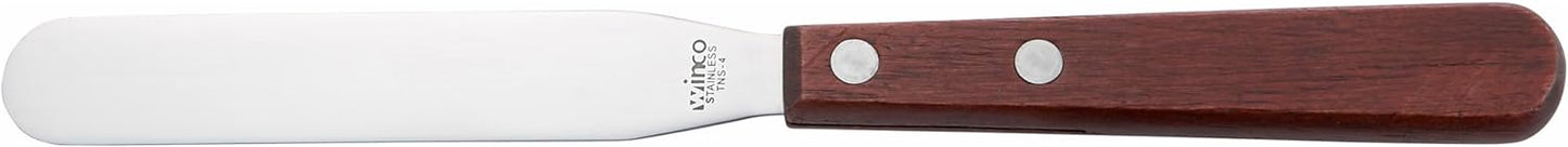 Winco Blade Bakery Spatula, 4.25-Inch, Stainless Steel, Brown