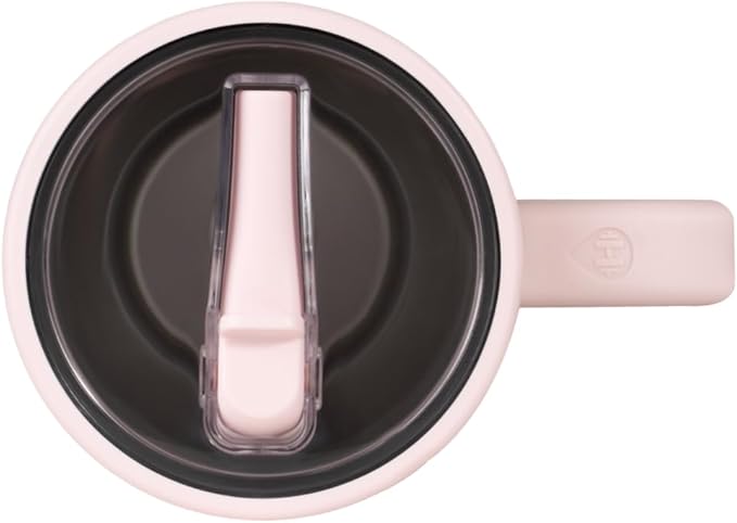 HydroJug Traveler - 40 oz Water Bottle with Handle & Flip Straw - Fits in Cup Holder, Leak Resistant Tumbler-Reusable Insulated Stainless Steel & Rubber Base - Gifts for Women & Men, Sweet Cherry