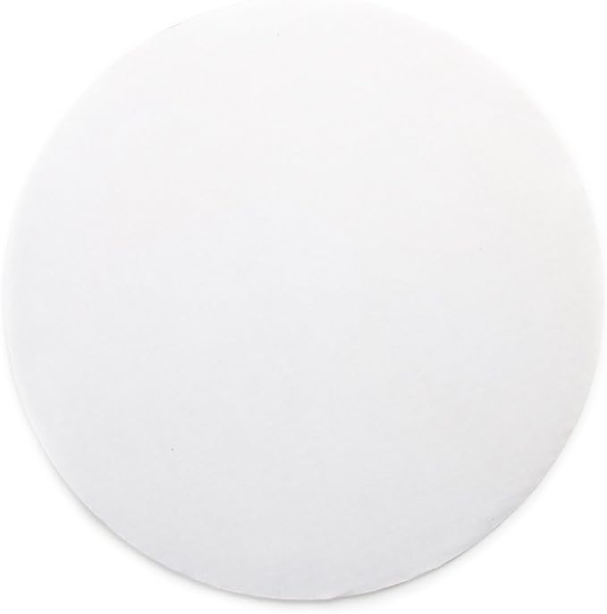 Fox Run Round Cake Base, Cardboard, 12-Inch, Pack of 8,White