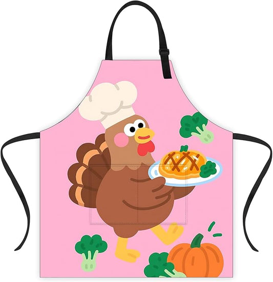 Halloween Apron Home Kitchen Cooking Baking Gardening for Women Men with Pockets waterproof 32x28 inch