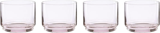 Lenox 897837 Tuscany Classics Stackable Short Glasses, Set Of 4, Blush