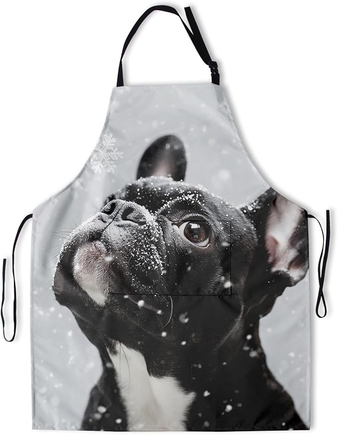 Funny Animal Apron with 2 Pockets Waterproof for Men Women Kitchen Garden Decor