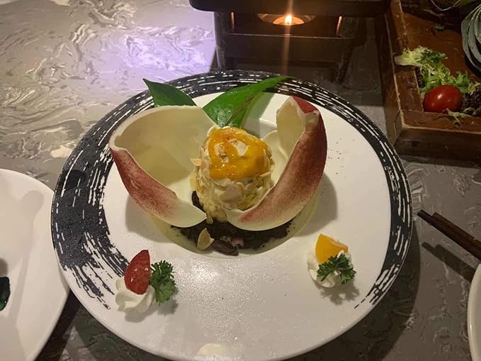 OCPO KITCHEN Peach Silicone Mold for Baking Mousse Cake, Fruit French Dessert, Pastry, Chocolate, Pudding, Jelly, Ice Cream, Cake Decoration Mold, 3D Peach Shape (8-cavity)