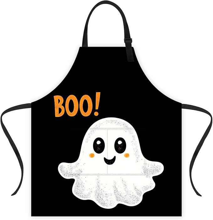 Halloween Apron Home Kitchen Cooking Baking Gardening for Women Men with Pockets waterproof 32x28 inch