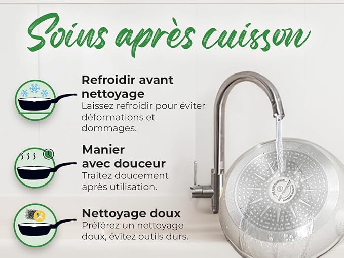 JUST PERFECTO Induction Pots Set - Pan Set with Lid - Induction Pots Set - Pots & Pans Set without PTFE and PFOA - Cookware Pot Set Induction 21 Pcs (Beige)