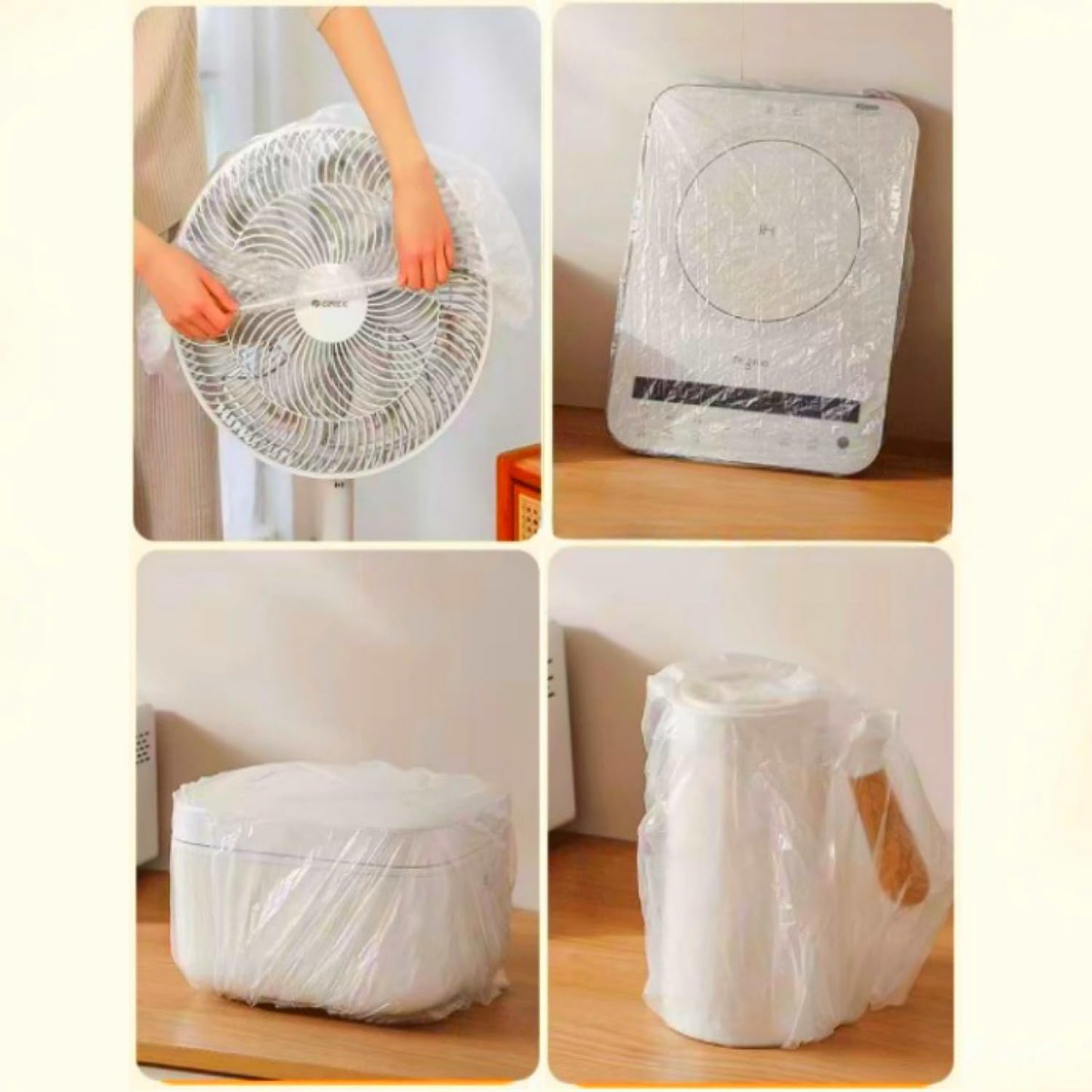 30PCS Appliance Dust Covers,Kitchen Disposable Dust Cover, Thickened Elastic Dust Cover, Protective Cover for Air Fryer Pressure Cooker Blender Coffee Maker Slow Cooker&Computer,Large