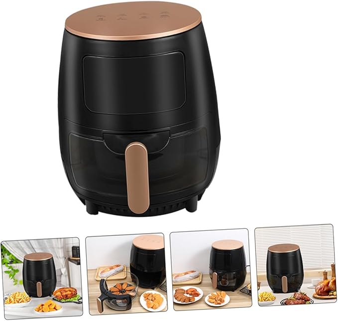 Large Capacity Electric Air Fryer Oven with Non-stick Basket Healthy Cooking Multiple Modes Safe Overheat Protection Digital Display for Family Home Use North America Plug