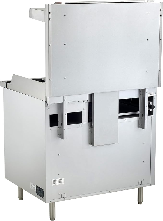 Kratos Commercial Gas Range, 36" Wide with 12" Griddle, 4 Burners, and 1 Standard Oven, Natural Gas (29Y-173-NAT)