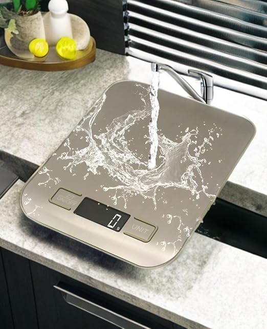 Maverick Digital Kitchen Scale, Accurate Grams & Ounces for Cooking, Baking, and Meal Prep, Great for Keto and Weight Management, Sturdy Stainless Steel with Easy-to-Read Digital Screen