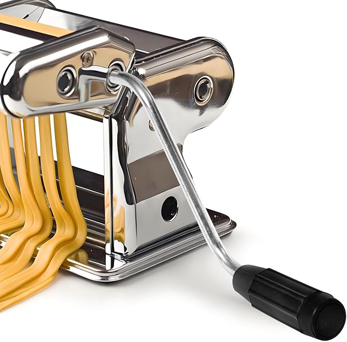 Pasta Maker Handle Replacement Manual Noodle Press Crank Accessory Compatible with Italian Pasta Makers Easy to Install Kitchen Tool for Fresh Making
