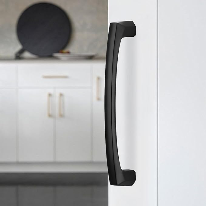 20 Pack 5 Inch Matte Black Kitchen Cabinet Handles Black Cabinet Pulls Black Drawer Pulls Kitchen Hardware