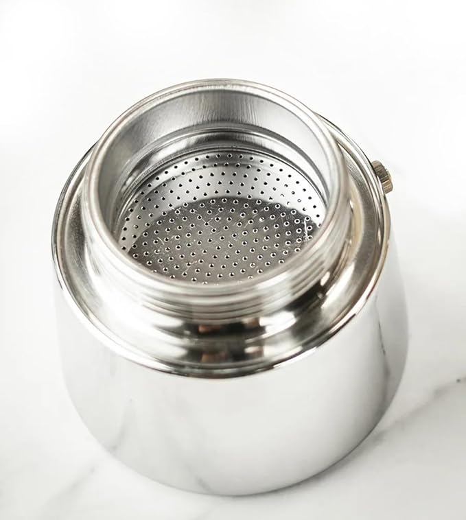 Cuisinox Roma 6-cup Stainless Steel Stovetop Moka Espresso Maker