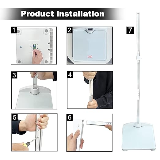 Height and Weight Scale,Digital Weight Scale Platform Combined with Portable Detachable Rangefinder, Maximum Weighing 220 pounds, Height Rod 75.2 inches/191cm Physician Scale for Children and Adults