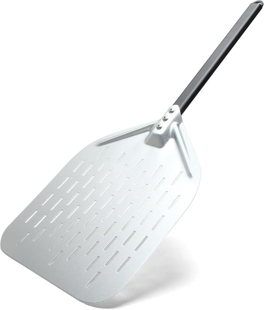 Pizza Paddle 12-inch, Metal Pizza Peel, Aluminum Turning Peel