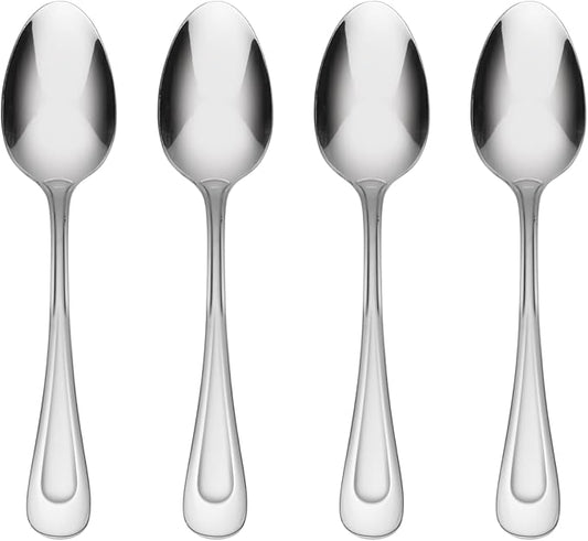 Oneida Satin Sand Dune Everyday Flatware Teaspoons, Set of 4