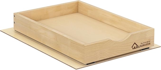 WelFurGeer Soft Close Pull Out Drawers for Cabinets, 14" W x 22" D Pull Out Cabinet Drawer with Heavy Duty Slides, Pull Out Cabinet Organizer, Cabinet Roll Out Drawers, Pull-Out Home Organizers