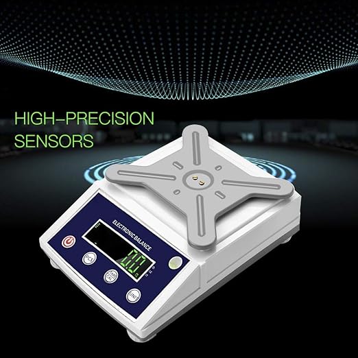 High-Precision Laboratory Digital Analytical Balance Electronic Scales Industrial Scale (10kg/0.1g (Square Pan))