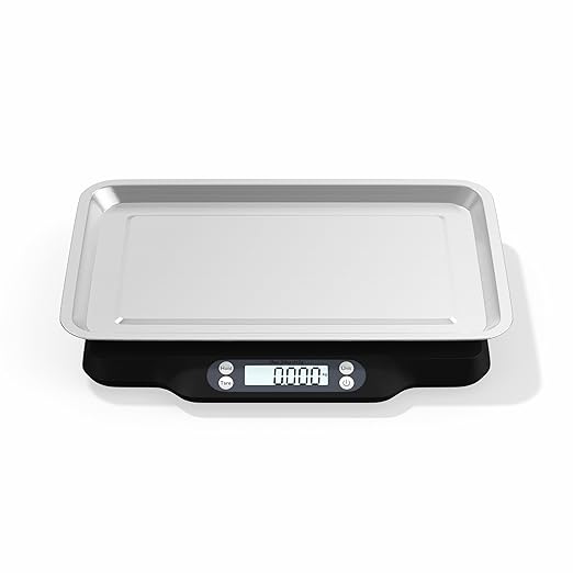 Helsevesen Digital Little Animal Precision Scale(30kg/2g; 66lb/0.1oz), Kitchen Scale, Postal Scale, Compact Bench Scale, Digital Wet Diaper/Organ Scale