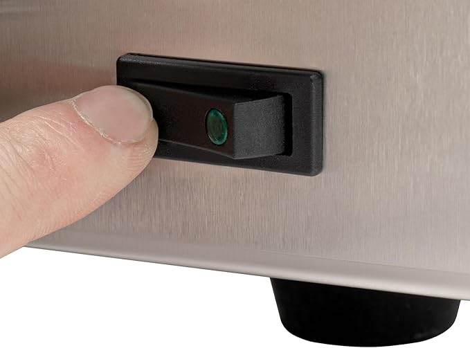 1800W Electric Pizza Oven Indoor Commercial Pizza Oven Countertop Pizza Maker with Timer Multipurpose Indoor Pizza Machine – Adjustable Temp (122-662°F）for Home and Restaurant use