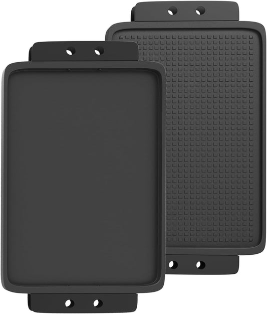 Grill Flat TopGriddle Universal, Cast Iron Griddle for Gas Grill, 17" x 10" Stovetop Griddle, GriddlePan for Stove Top, GrillGriddle for Charcoal/Electric/Gas Grills, Stove, Tailgating, Camping