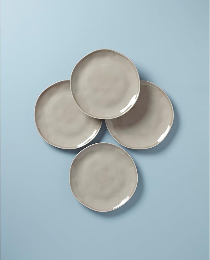 Lenox, Grey Bay Colors 4Pc Dinner Plates, 6.75 LB
