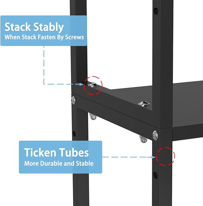 2 Pack Expandable Kitchen Cabinet Shelves Organizer,Heavy Duty Metal Shelving Units and Storage,Stackable Adjustable Kitchen Storage Organization Shelves Rack for Counter Cupboard Pantry,Length:20.5"