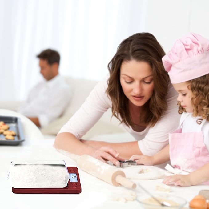 Fuzion Digital Scale .1 Gram Accuracy, 3000g Mini Food Scales for Herb, Spice, Jewelry, Gold, Small Food Scale - Weight Gram and Oz