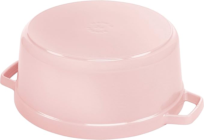 Staub Cast Iron Round Cocotte 5.5-quart-Peony Pink