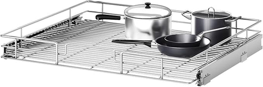 Pull Out Cabinet Organizer 30" W x 21½" D, Heavy Duty Cabinet Pull Out Shelves, Slide Out Drawers Organization for Kitchen Cabinets Bathroom