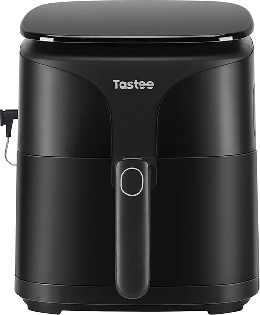 Tastee Air Fryer Lite, 8-in-1 Compact 5.5QT Oven with Single-Sensor Smart Probe, 450°F Digital Dehydrator, 24 One-Touch Presets, Dishwasher-Safe & Non-Stick Basket