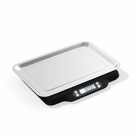 Helsevesen Digital Little Animal Precision Scale(30kg/2g; 66lb/0.1oz), Kitchen Scale, Postal Scale, Compact Bench Scale, Digital Wet Diaper/Organ Scale