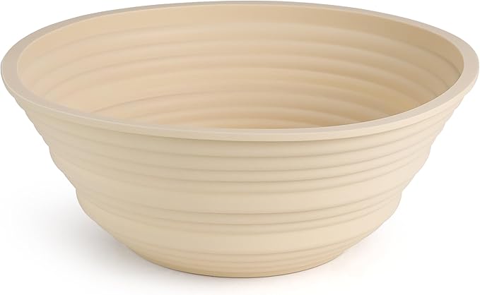 Banneton Bread Proofing Basket, Sourdough Baking Supplies, Sourdough Starter Kit Beginners, Bread Lame, Danish Dough Whisk, Bread Basket, Sourdough Banneton Basket (Pastel Yellow 2)