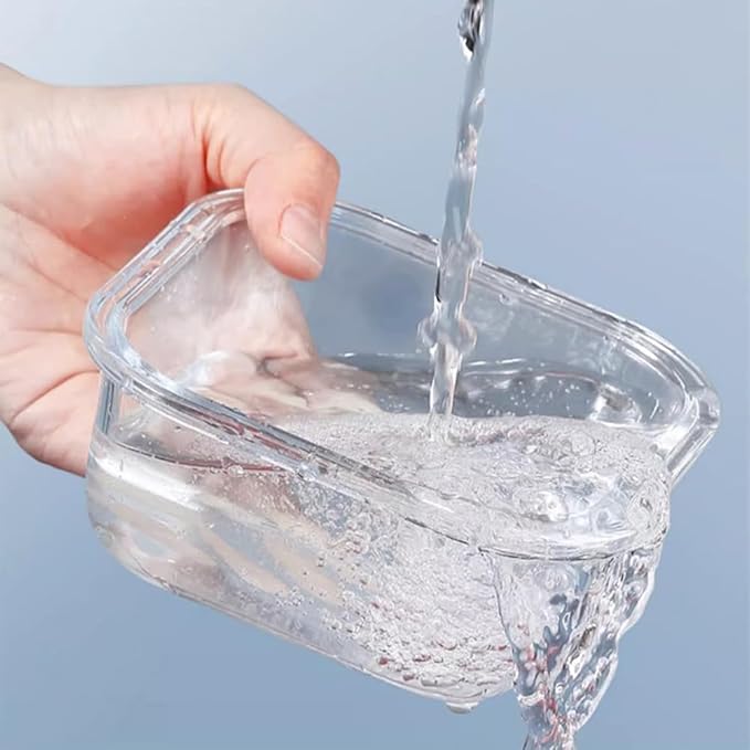 Square 2cup Glass Food Storage Containers with Airtight Lids, 16oz Glass Meal Prep Containers, Square Food Bowl For Lunch, Fruit, Snack, Dishwasher Microwave Freezer Safe (Pink+Green)