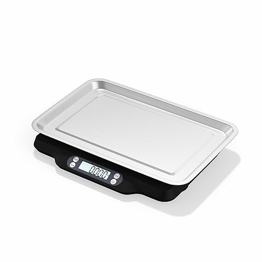 Helsevesen Digital Little Animal Precision Scale(30kg/2g; 66lb/0.1oz), Kitchen Scale, Postal Scale, Compact Bench Scale, Digital Wet Diaper/Organ Scale