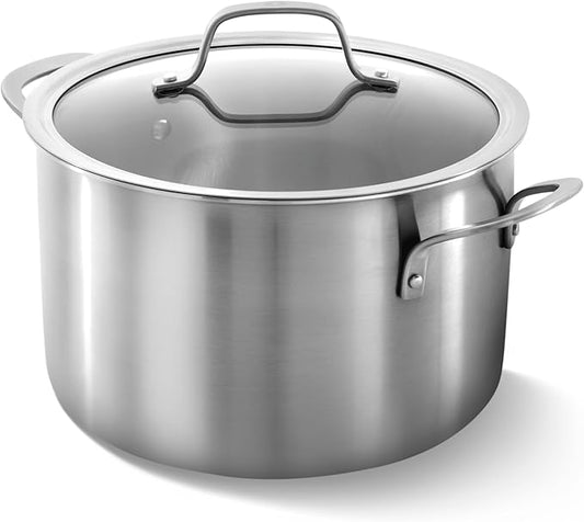 Calphalon Stainless Steel 6-Qt Stock Pot with Lid