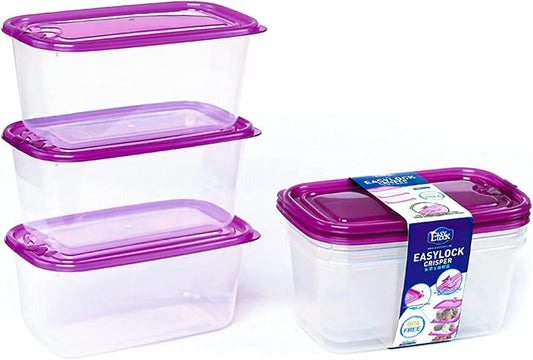 KIGI 6 PACK 35OZ Plastic Food Storage Containers with Lids Airtight Square Meal Prep Containers,Microwave,Freeze,Dishwasher Safe