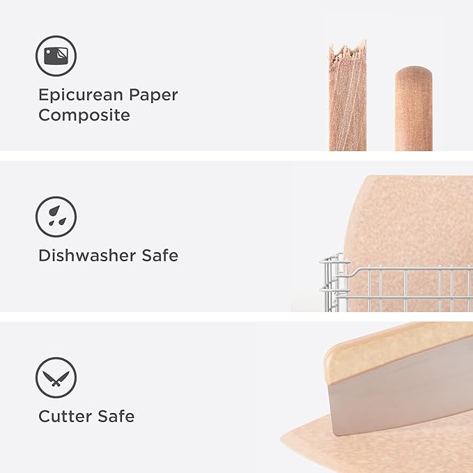 Epicurean Pizza Peel, 21-Inch by 14-Inch, Natural