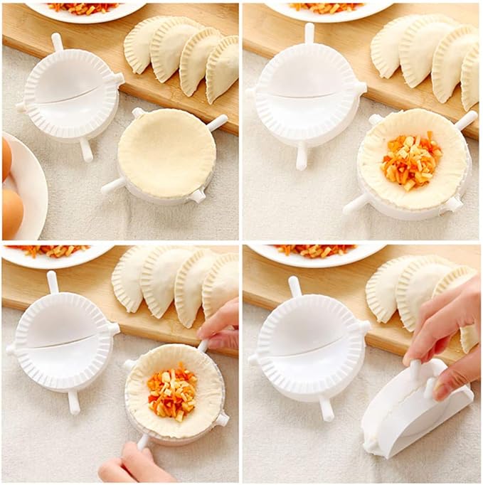 Dumpling Maker Dumpling Tools 5Packs with Different Sizes of Dumpling Mold, Perfect for Making Hand pies, Dumplings, Ravioli, Calzones, Dough Press 5.5/7.5/9.5/12/15.5cm