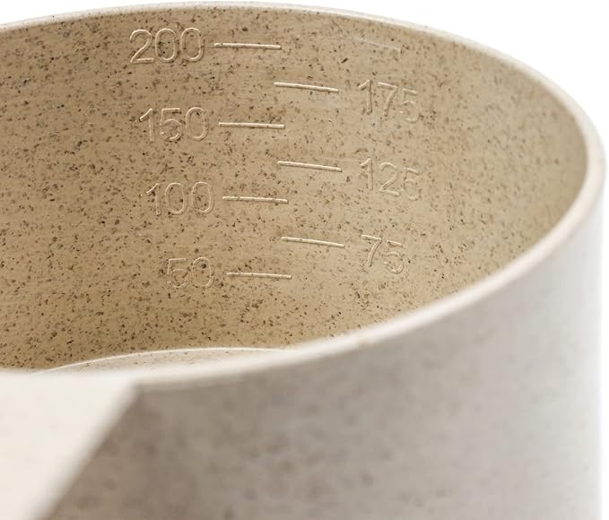 Beille Cream Wheat Straw Measuring Cups Spoons Set Cooking Baking Tools 10pc