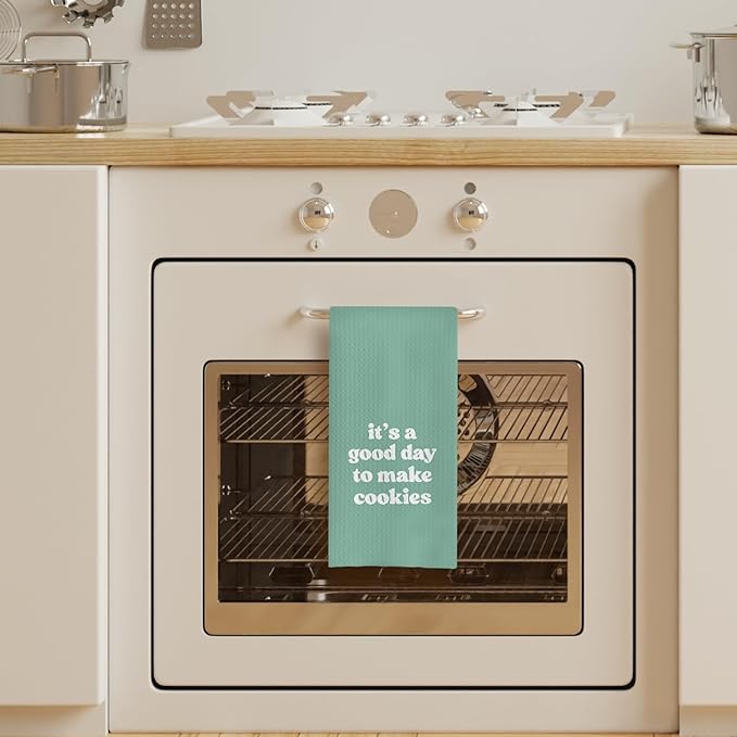 Baking Towels, Tea Towels for Baking, Gifts for Bakers, Cookie Lovers, Cooks, 16x24 (09)